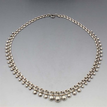 Herman Siersbol rare silver necklace